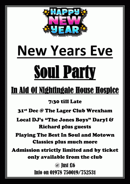 New Years Eve Soul Party - Wrexham.com