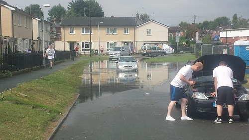 Caia Park Flooding