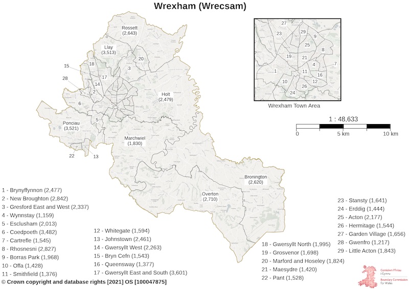 Wrexham Plans Boundary 