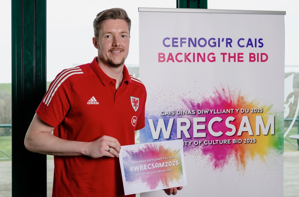 FAW photos demonstrate support for Wrexham's 2025 City of Culture bid