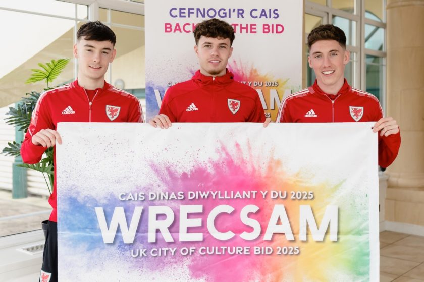 FAW photos demonstrate support for Wrexham's 2025 City of Culture bid