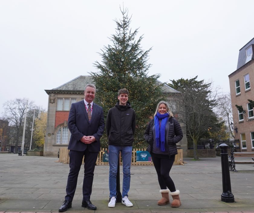 Chapter Court sponsor Wrexham's Christmas Tree