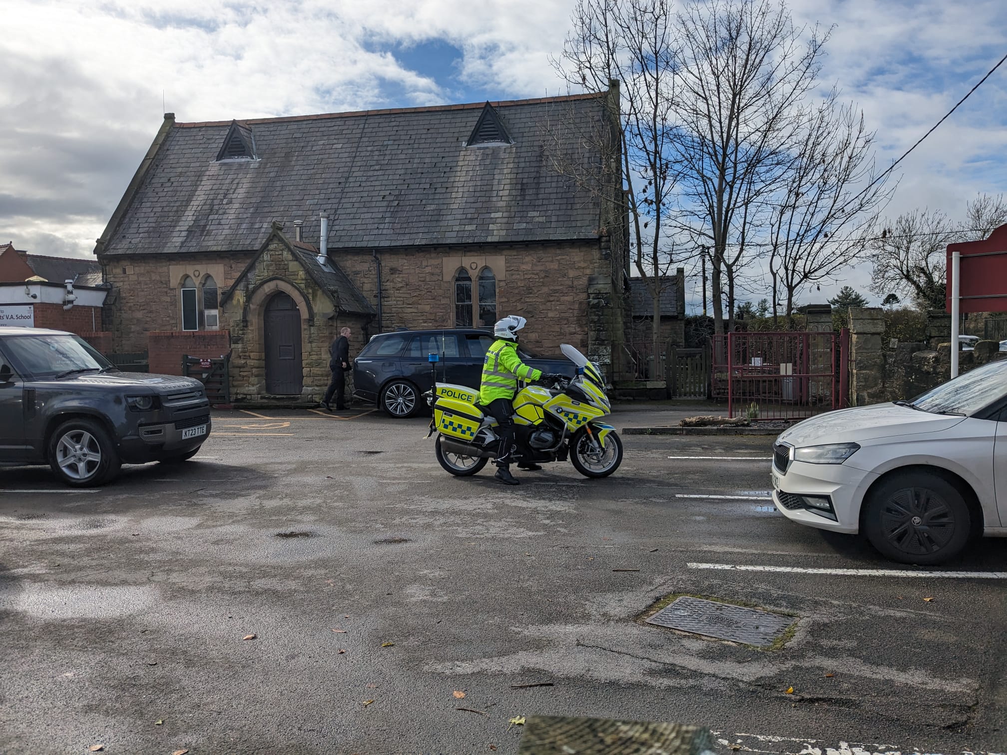 Police Outrider in Gresford